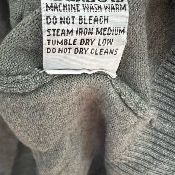 Cielo Women’s Cardigan Knit Sweater Long Sleeve Open  Front Size‎ L Grey Neutral - Picture 5 of 5